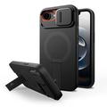 iPhone 16e Tech-Protect Kevlar Aura -kotelo - MagSafe-yhteensopiva - Musta