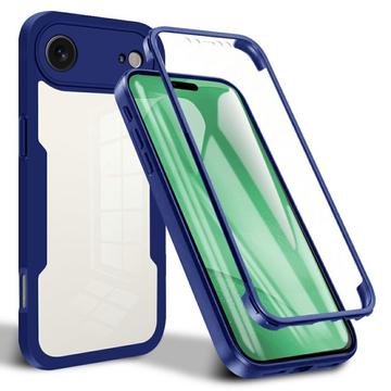 iPhone 17 Air 360 Suojaussarja Kotelo - Sininen / Selkeä