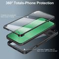 iPhone 17 Air 360 Suojaussarja Kotelo - Punainen / Selkeä