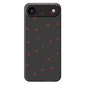 iPhone 17 Air Kirsikkakuvio TPU-kotelo - Musta