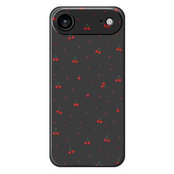 iPhone 17 Air Kirsikkakuvio TPU-kotelo - Musta