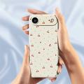 iPhone 17 Air Kirsikkakuvio TPU-kotelo - Beige