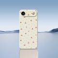 iPhone 17 Air Kirsikkakuvio TPU-kotelo - Musta