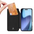 iPhone 17 Air Dux Ducis Skin Pro Lompakkokotelo - Musta