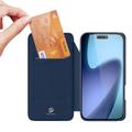 iPhone 17 Air Dux Ducis Skin Pro Lompakkokotelo - Sininen