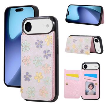 iPhone 17 Air Kukkatulostekotelo RFID-kortinpidikkeellä - Kukat