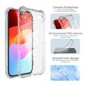 iPhone 17 Air Imak Drop-Proof TPU Suojakuori - Läpinäkyvä