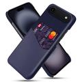 iPhone Air KSQ Suojakuori Korttipidikkeellä - Sininen