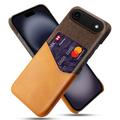 iPhone Air KSQ Suojakuori Korttipidikkeellä - Oranssi