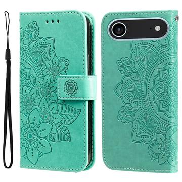 iPhone 17 Air Mandala Series Lompakkokotelo - Vihreä