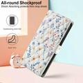 iPhone 17 Air Rombinen kukkakuvioinen lompakkokotelo