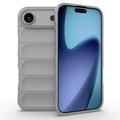 iPhone Air Rugged TPU Suojakuori - Vaaleanharmaa