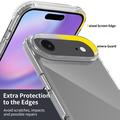 iPhone 17 Air Naarmunkestävä Hybridikotelo - Läpinäkyvä