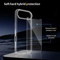 iPhone 17 Air Naarmunkestävä Hybridikotelo - Läpinäkyvä