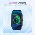 iPhone 17 Air Iskunkestävä silikonikotelo - mustanvihreä