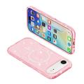 iPhone 17 Air Stylish Glitter Series Hybridikotelo - MagSafe-yhteensopiva - Pinkki