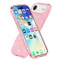 iPhone 17 Air Stylish Glitter Series Hybridikotelo - MagSafe-yhteensopiva - Pinkki