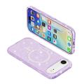 iPhone 17 Air Stylish Glitter Series Hybridikotelo - MagSafe-yhteensopiva - Violetti