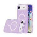 iPhone 17 Air Stylish Glitter Series Hybridikotelo - MagSafe-yhteensopiva - Violetti