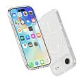 iPhone 17 Air Stylish Glitter Series Hybridikotelo - MagSafe-yhteensopiva - Valkoinen