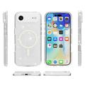 iPhone 17 Air Stylish Glitter Series Hybridikotelo - MagSafe-yhteensopiva - Valkoinen