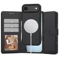 iPhone 17 Air Tech-Protect 2-in-1 lompakkokotelo - Magsafe-yhteensopiva - Musta