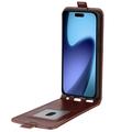 iPhone 17 Air Pystysuora Lompakkokotelo Korttipaikalla - Ruskea
