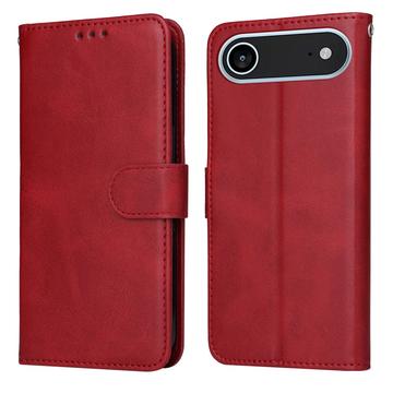 iPhone 17 Air Lompakkokotelo jalustalla - punainen