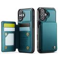 iPhone 17 Caseme C22 Kotelo RFID-korttilompakko - vihreä