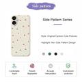 iPhone 17 Kirsikkakuvioinen TPU-kotelo - Beige