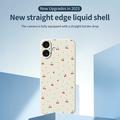 iPhone 17 Kirsikkakuvioinen TPU-kotelo - Beige