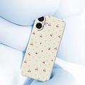 iPhone 17 Kirsikkakuvioinen TPU-kotelo - Beige