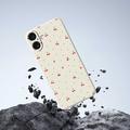 iPhone 17 Kirsikkakuvioinen TPU-kotelo - Beige