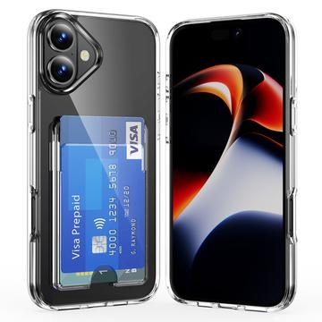 iPhone 17 Läpinäkyvä Kotelo Korttitelineellä