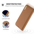 iPhone 17 Dux Ducis Hivo Lompakkomallinen Nahkakotelo - Ruskea