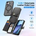 iPhone 17 Dux Ducis Lawa Lompakko Nahkakotelo magneettikannella