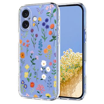 iPhone 17 Kukkakuvioinen TPU-kotelo