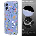 iPhone 17 Kukkakuvioinen TPU-kotelo
