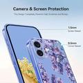 iPhone 17 Kukkakuvioinen TPU-kotelo - Wisteria