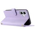 iPhone 17 Luxury tikattu lompakkokotelo