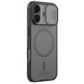 iPhone 17 Nillkin CamShield Pro Magnetic Hybridikotelo - Läpikuultava musta