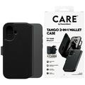 iPhone 17 PanzerGlass Care Tango 2-in-1 lompakkokotelo - MagSafe-yhteensopiva - Musta