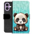 iPhone 17 Premium Lompakkokotelo - Panda