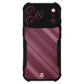 iPhone 17 Pro/18 Pro Tactical Quantum Stealth kotelo, jossa on vahvistetut kulmat - Kirkas / musta