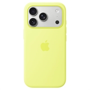 iPhone 17 Pro Apple Silikonikuori MagSafella MGFF4ZM/A - Neonkeltainen