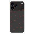 iPhone 17 Pro Kirsikkakuvio TPU-kotelo - Musta