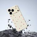 iPhone 17 Pro Kirsikkakuvio TPU-kotelo - Musta