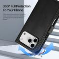 iPhone 17 Pro Dux Ducis Lawa Lompakko Nahkakotelo magneettikannella