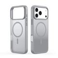 iPhone 17 Pro Dux Ducis Yind Hybridikotelo - MagSafe-yhteensopiva - Harmaa