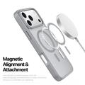 iPhone 17 Pro Dux Ducis Yind Hybridikotelo - MagSafe-yhteensopiva - Harmaa